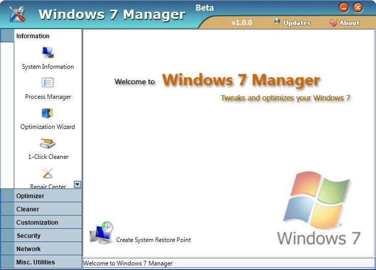Windows 7 manager 4.2.8 2017 pc repack portable by kpojiuk